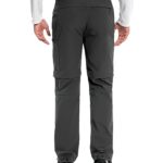 Pioneer Camp Men’s Outdoor Convertible Hiking Pants Waterproof Quick Dry Fishing Pant Zip Off Work Trousers?Grey,XL?