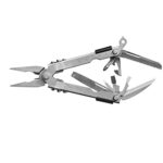 Gerber Gear Multi-Plier 600 – 14-in-1 Multitool with Sheath, Needlenose Pliers, Screwdriver, Serrated Knife, Wire Crimper, Bottle Opener, Can Opener & More – Stainless Steel