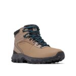 Columbia Men’s Newton Ridge Waterproof Omni-Heat II, Ash Brown/Night Wave, 15