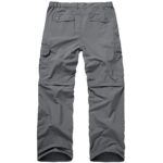 Mens Hiking Pants Convertible Zip Off Lightweight Quick Dry Fishing Safari Camping Travel boy Scout Pants,61101,Army Green,34