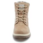 ANJOUFEMME Work Hiking Boots for Women Waterproof – Womens Outdoor Ankle Boots Lightweight Snow Winter Boots for Trekking Walking FNW19-LIGHTBROWN-G-8.5