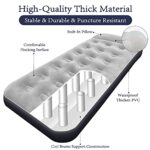 SAYGOGO Camping Air Mattress Travel Bed Sleeping Pad – Leak Proof Inflatable Mattress with Thickened Surface Built-in Pillow Air Bed for Home Camping SUV Truck RV Tent(Updated)