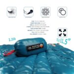ZOOOBELIVES Ultralight Down Camping Blanket – 1.35lbs, 650 Fill Power Puffy Quilt. Compact & Warm Comforter for Travel, Beach, Hammock, Backpacking – Elevate Your Outdoor Comfort – AlpliveR300