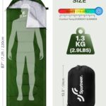 Sleeping Bags for Adults Warm Weather – Backpacking Camping Sleeping Bag for Kids Girls, Boys – Lightweight Compact Sleeping Bag for Summer Science Camp Hiking Sleepover