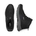 NORTIV 8 Mens Waterproof Hiking Boots Outdoor Trekking Mid Backpacking Mountaineering Shoes,Size 10 Black SNHB238M