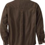 Legendary Whitetails Journeyman Shirt Jacket Flannel Lined Shacket for Men Water-Resistant Coat Rugged Fall Clothing, Tobacco, X-Large