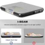 TINSUN Queen Air Mattress, Inflatable Mattress for Camping, Leakproof & Waterproof Portable Blow Up Air Bed for Tent Camping Home Travel Backpacking, 9in Bed Height, 600lb Weight Capacity