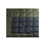 OneTigris Down Camping Blanket 2 Person -Warm, Lightweight, Packable, Puffy Outdoor Travel Blanket for Cold Weather Backpacking Hiking Stadium Gardening Beach Picnic Quilt