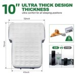 Sokeface 10inch Ultra Thick SUV Air Mattress Camping Bed, Air Mattress for Jeep JK JKU JL JLU Unlimited 4 Door Toyota 4runner Ford Bronco 2021 2022 Subaru Forester 1998-2023