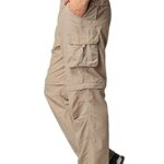 Jessie Kidden Mens Hiking Pants Convertible Quick Dry Lightweight Zip Off Outdoor Fishing Travel Safari Pants (225 Khaki 32)