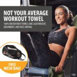 OlimpiaFit Quick Dry Towel – 3 Size Pack of Lightweight Microfiber Travel Towels w/Bag – Fast Drying Towel Set for Camping, Beach, Gym, Backpacking, Sports, Yoga & Swim Use?