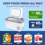 TREFAN 27Q/25L Electric Coolers for Vehicles AC/DC, Car Fridge Portable 12V Car Refrigerator (-4?-68?), Fast Cooling Portable Freezer for Travel Car Cooler Plug in Camping RV Refrigerator for Truck