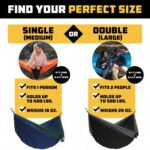 Wise Owl Outfitters Camping Hammock – Portable Hammock Single or Double Hammock Camping Accessories for Outdoor, Indoor w/Tree Straps