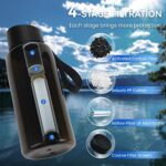 Survimate 0.01?m Ultra-Filtration Filtered Water Bottle, Portable Water Filter Bottle with 4-Stage Filtration for Survival, Camping, Hiking, Backpacking, Drinking, Emergency