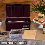 Hershey’s S’mores Caddy | For S’mores on the Go | Store All the Essentials for Making S’mores | Perfect for Camping, Picnics, and Tailgating | Removable Tray and Carrying Handle | 00262HSY