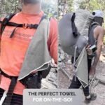 Elite Trail Magic Ultra-Lightweight Small Quick Dry Microfiber Travel Hand Towel with Hang Loop – Compact 25×32 cm, Fast-Drying, Durable, Perfect for Backpacking, Hiking, and Outdoor Adventures