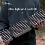 S’more Foam Camping Pads Aluminum Waffle Mat Moisture-Proof Foldable Heat Insulation and Thermal Insulation Hiking Sleeping Pad Ultralight Closed Cell Foam Mat -Coffee