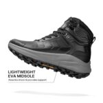 NORTIV 8 Men’s Waterproof Hiking Boots Lightweight Non-Slip Outdoor Ankle Trekking Boots BLACK Size 10.5 SNHB241M