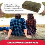 Olive Drab Green Warm Fire Retardant Blanket, 66″ x 90″ (80% Wool)-US Military Style