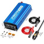 750 Watt Power Inverter,Kinverch Power Inverters DC 12V to 110V AC Converter with 2 AC Outlets and 2A USB Charging Port for Camping Car Power Inverter for Car Cigarette Lighter dc to ac Converter