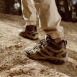 HI-TEC Ravus WP Mid Waterproof Hiking Boots for Men, Lightweight Breathable Outdoor Trekking Shoes – Dark Grey, 8 Medium