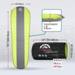 Gear Doctors Oxylus4.3R1.5′ Sleeping Pad Camping, Camping mattress Pad, Camping Bed, Camping Mat, Sleeping Mat, Camping Pad, Camping Sleeping Pad, Camping Air Mattress, Cot Pad, Bed Roll, Sleeping Pad