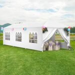 10×30 Party Tent Wedding Patio Gazebo Outdoor Carport Canopy Shade with Side 8 Removable Walls