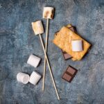 112 Piece S’mores Kit – Makes Up To 24 S’mores – Includes 30″ Roasting Sticks, Chocolate, Graham Crackers, and Marshmallows – Perfect For Camping, Outdoor Fire Pits, Birthday Parties